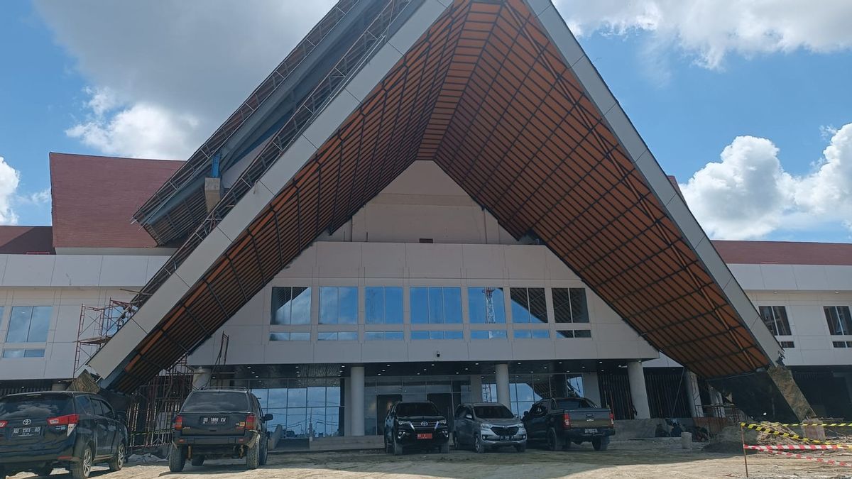 Le bâtiment de la DPRD de Kaltara n’est pas terminé, le bureau des membres du conseil est toujours vide