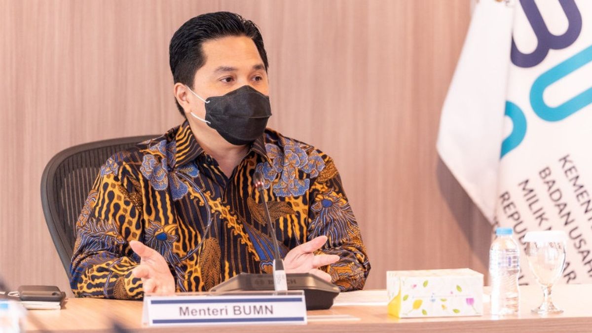Erick Thohir Prend L’exemple De Krakatau Steel Et PTPN Qui Ont Commencé à « sain », Waskita Karya OTW Heal Finance