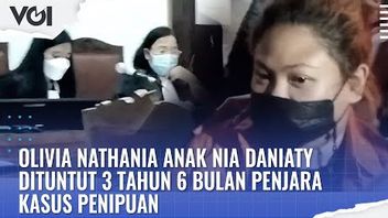 视频：Olivia Nathania的儿子Nia Daniaty因欺诈罪被判处3年零6个月监禁