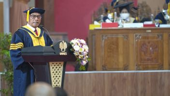 KSPモエルドコがUNNESから名誉博士号を取得、先進インドネシアに向けたリーダーシップの概念を支出 2045