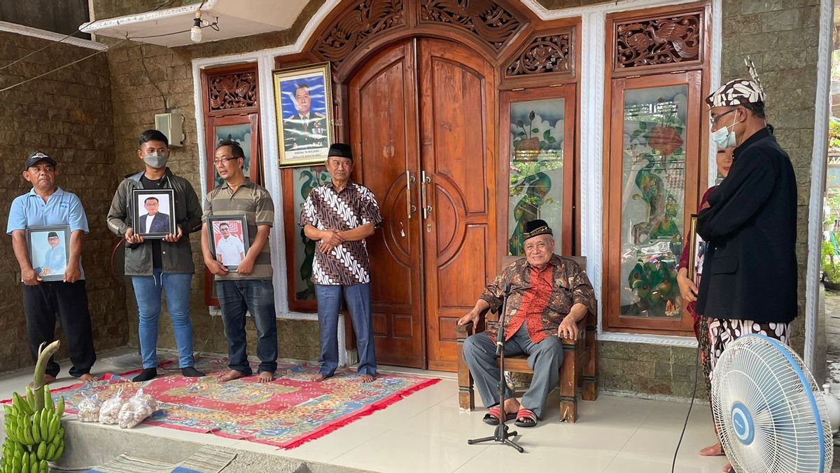 居民继续参观Kediri的Moeldoko家庭住宅，这就是传达的内容