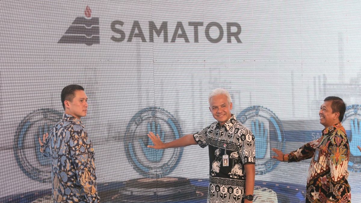 Ganjar Pranowo Pimpin Groundbreaking Pabrik Samator Terbesar, Nilai Investasi Rp500 Miliar