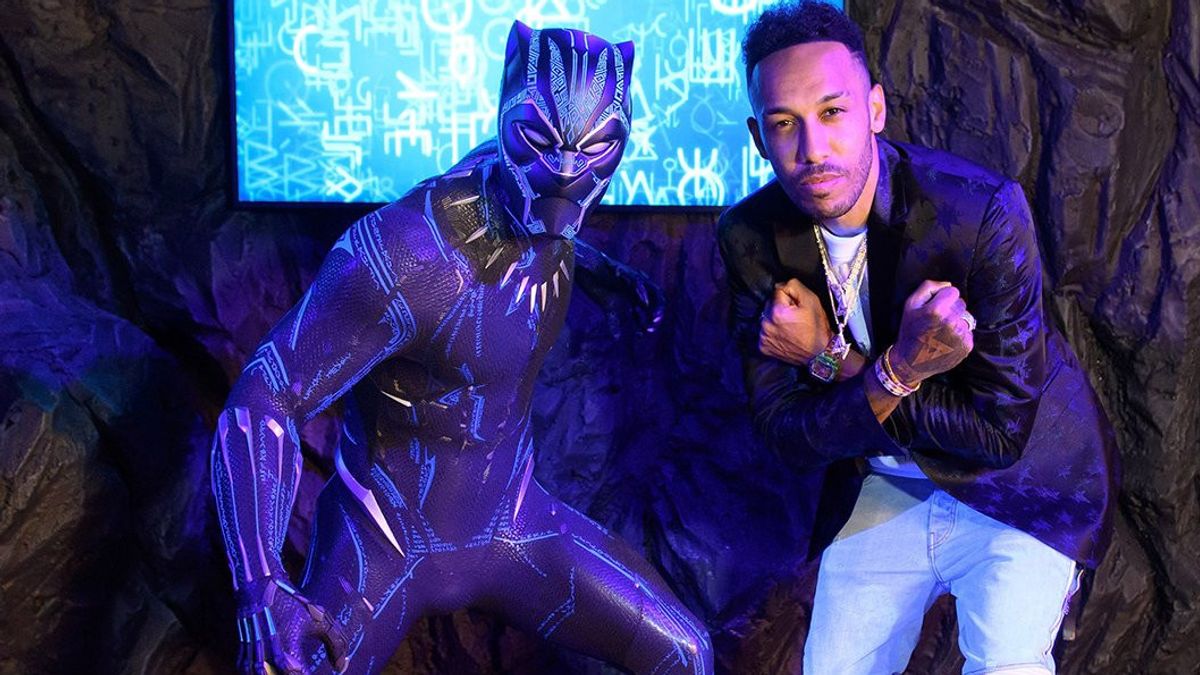 Black Panther Present At Madame Tussauds Museum Opening