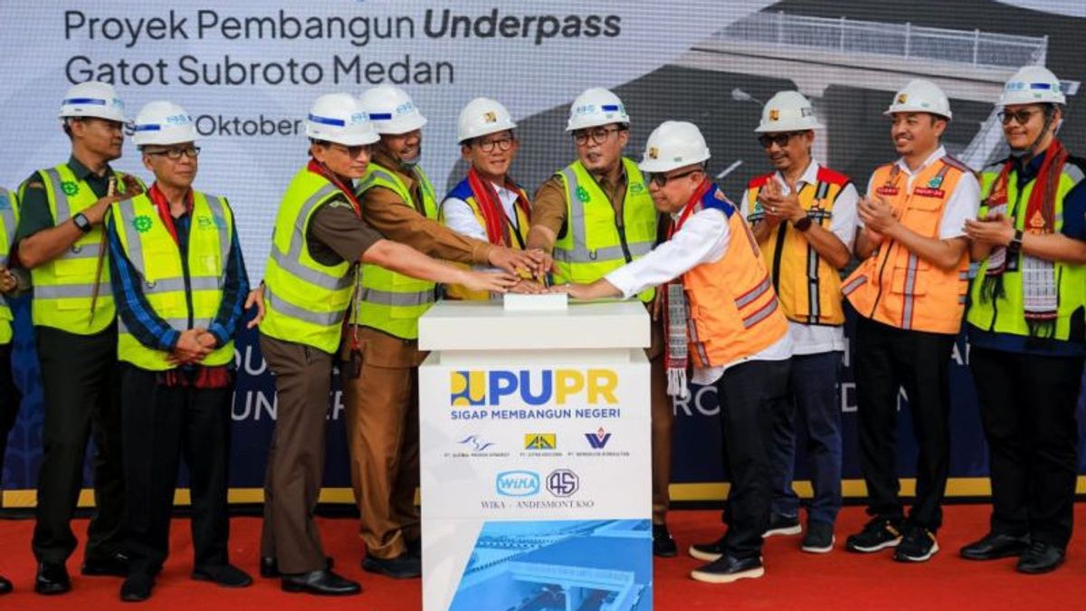 Pembangunan Underpass Gatot Subroto Medan Senilai Rp200 M Mulai, Ditarget Rampung 365 Hari