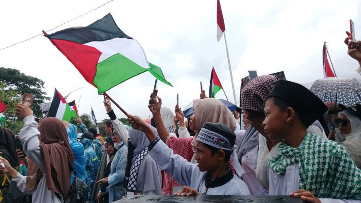 中央龙目岛居民筹集18亿印尼盾用于巴勒斯坦援助