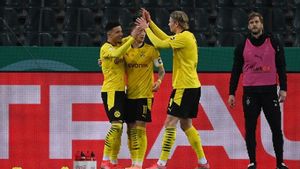  Gol Tunggal Jadon Sancho Loloskan Dortmund ke Semifinal DFB Pokal