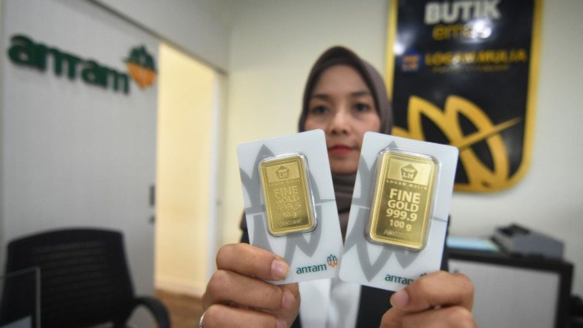 Le prix de l’or Antam passe de Rp12,000 à Rp1411,000 par kilogramme