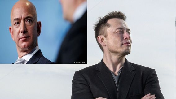 Mirip Anak Kecil, Musk dan Bezos Kembali Bertengkar tentang Pergi ke Bulan