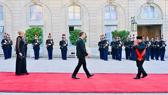 Di Istana Elysee Paris, Presiden Prabowo Hadiri Jamuan Santap Malam Kenegaraan