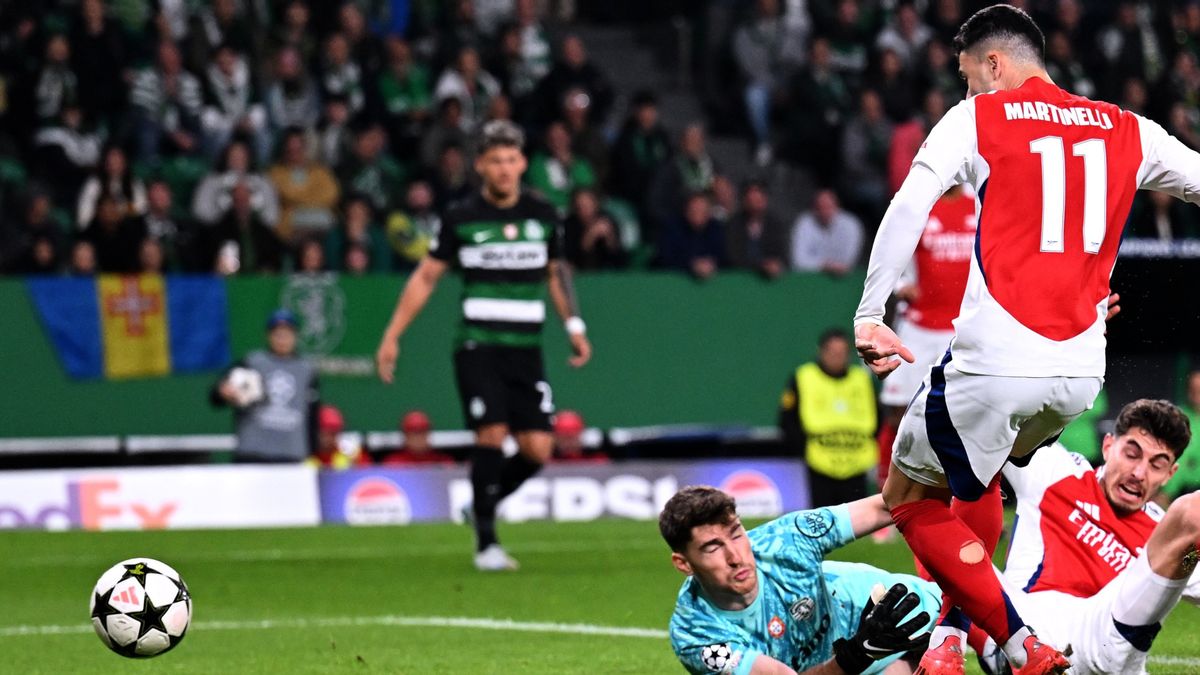 Ditinggalkan Ruben Amorim, Sporting Kena Bantai Arsenal di Liga Champions