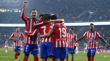 Pesta Gol Lawan Valladolid, Atletico Madrid Ancam Barcelona