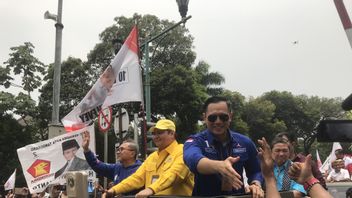 Daftar ke KPU, Wajah Bahagia Ketum Parpol KIM Hingga Ekspresi Kepanasan Prabowo 