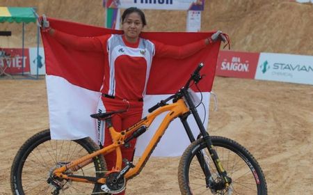 Tiara Andini, Atlet Downhill Terbaik di Asia yang Pernah Jadi Satpam Perusahaan Swasta