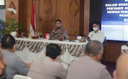 Pemkab-Polres Sleman Sosialisasikan PMK Ternak kepada Bhabinkamtibmas