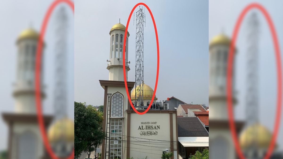 Anquiète Roboh, Les résidents de Kelapa Adukan tours 20 mètres au-dessus de la mosquée à la DPRD