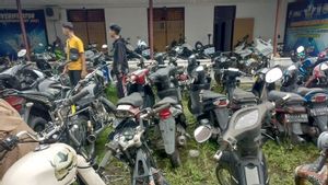 Puluhan Motor Knalpot Brong di Tulungagung Kena Razia, Diamankan ke Kantor Polisi