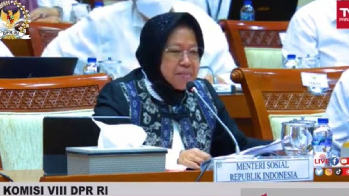 回答BPK关于有可能失去6.93万亿印尼盾的社会援助计划的调查结果，Mensos Risma：一切都清楚，上帝愿意，WTP