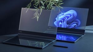 Pertama di Dunia, Lenovo Pamerkan Laptop Transparan di MWC 2024