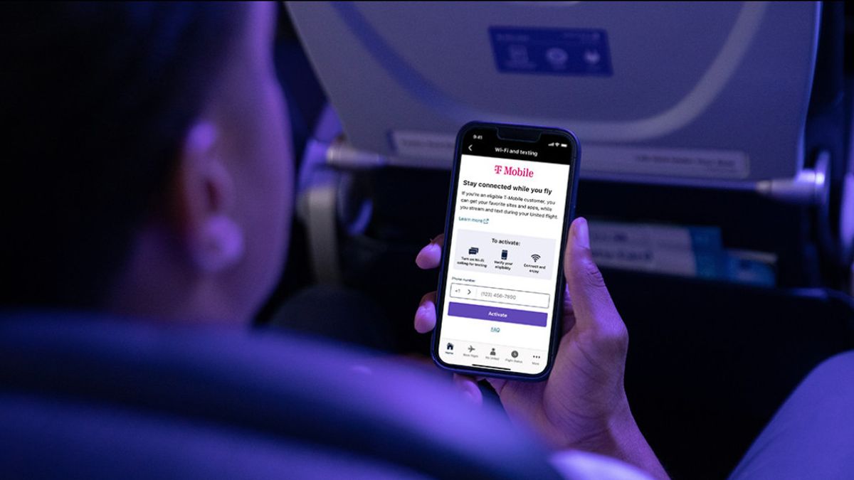モバイル、無料Wi-Fiサービスカバーをユナイテッド航空の国内線に拡大