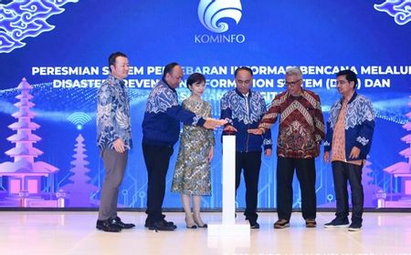 Kominfo Resmikan Pengoperasian Early Warning System di TV Digital