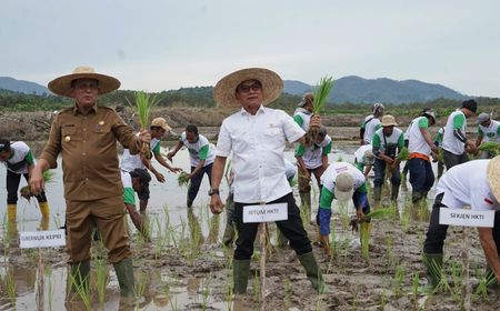 Kepala Staf Kepresidenan Moeldoko Buka Lahan Baru untuk Pertanian di Pulau Singkep