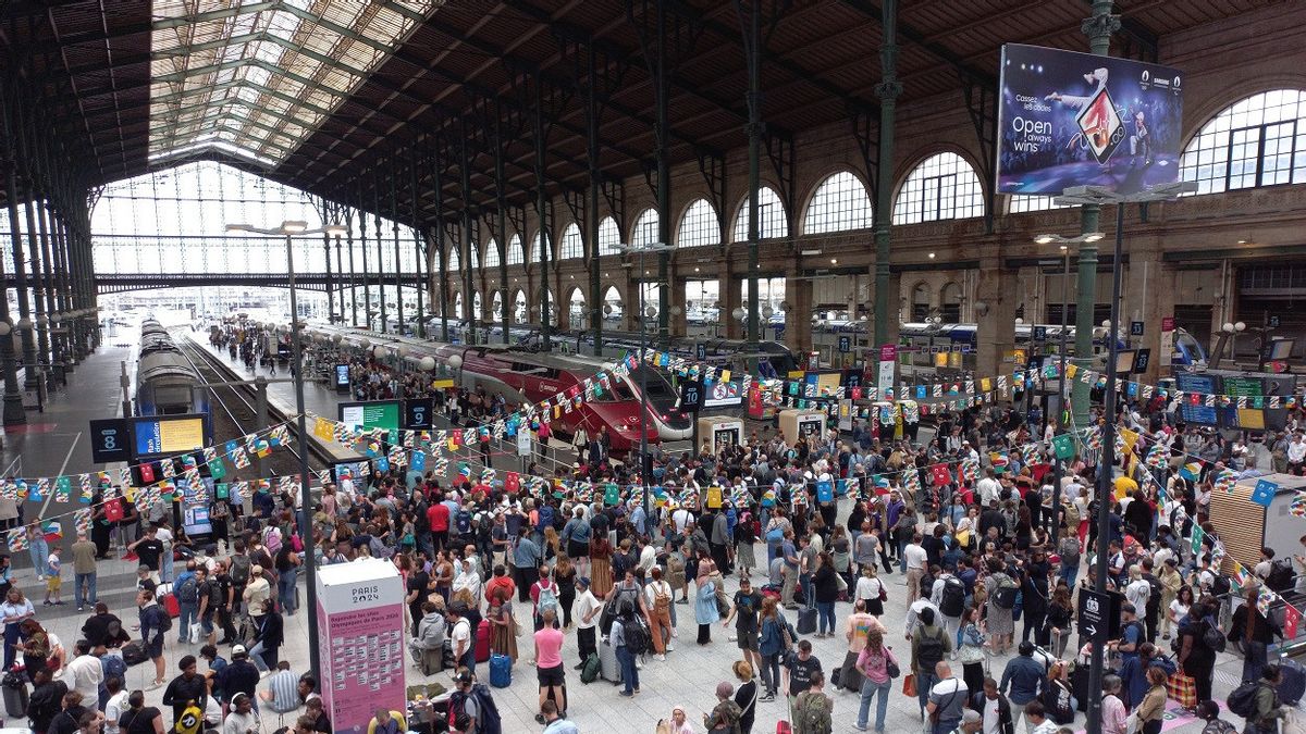 Les autorités française des partisans d'extrémistes de gauche sont derrière le sabotage du réseau de train la semaine dernière