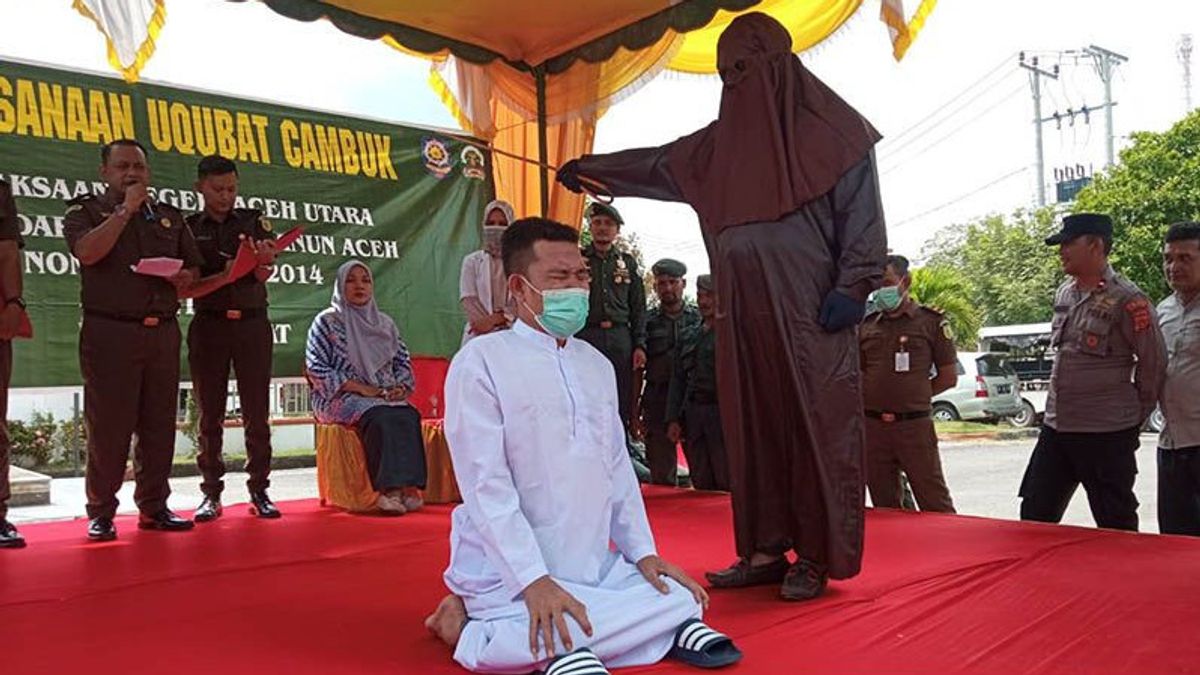 10 Pelanggar Syariat Islam di Aceh dari Pencabulan hingga Judi Dieksekusi Cambuk