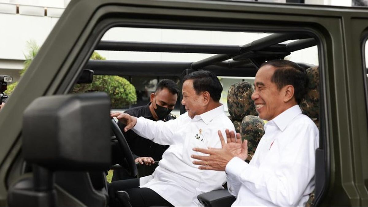 Prabowo Supiri Jokowi Jajal Rantis Maung, Gerindra Kagum Makin Kompak Meski Sempat Tarung di Pilpres 2019