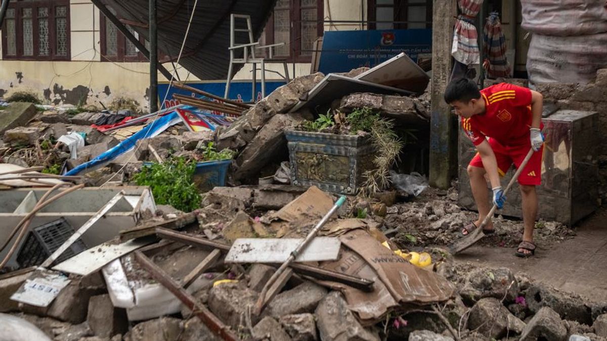 115.000 personnes portées disparues dans le village de Laotien, au Vietnam, ont survécu au typhon Yagi après avoir été protéger dans la montagne