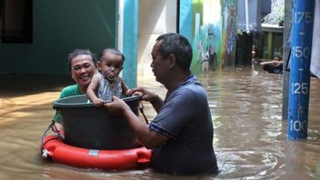 Starting From Surut, Jakarta Floods Are Still Empty Of 10 RTs In East Jakarta