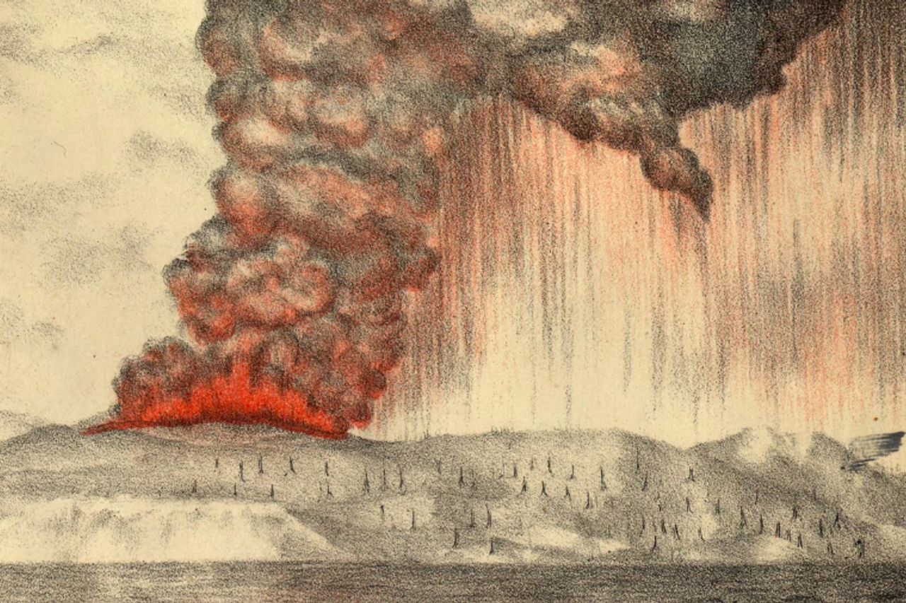 クラカトア山の歴史:現代における最も最近の火山噴火