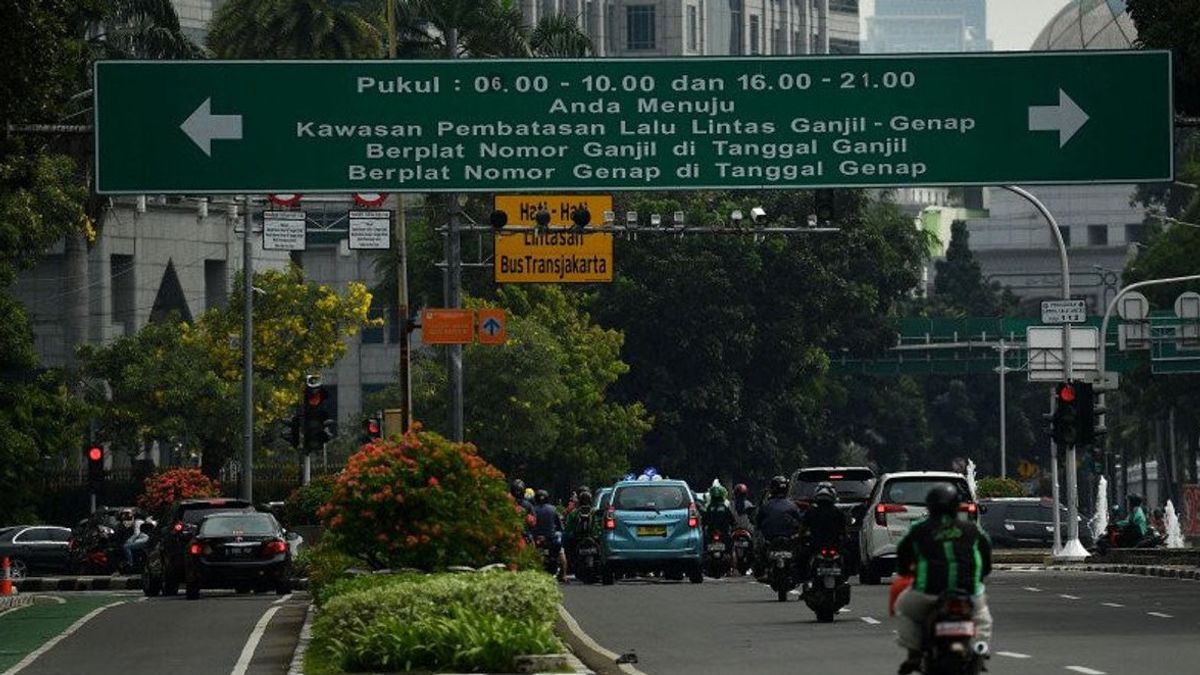 Impair-pair À Jakarta S’applique à Nouveau, Gouverneur Adjoint De DKI: Précédemment En Vigueur