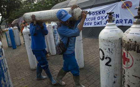 Kekurangan, Pemerintah Pesan 10 Ribu Tabung Oksigen Konsentrator dari Singapura untuk Pasien COVID-19