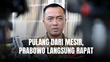 エジプトから帰国後、プラボウォ大統領はすぐに多くの大臣と会談しました、これが議論されたことです
