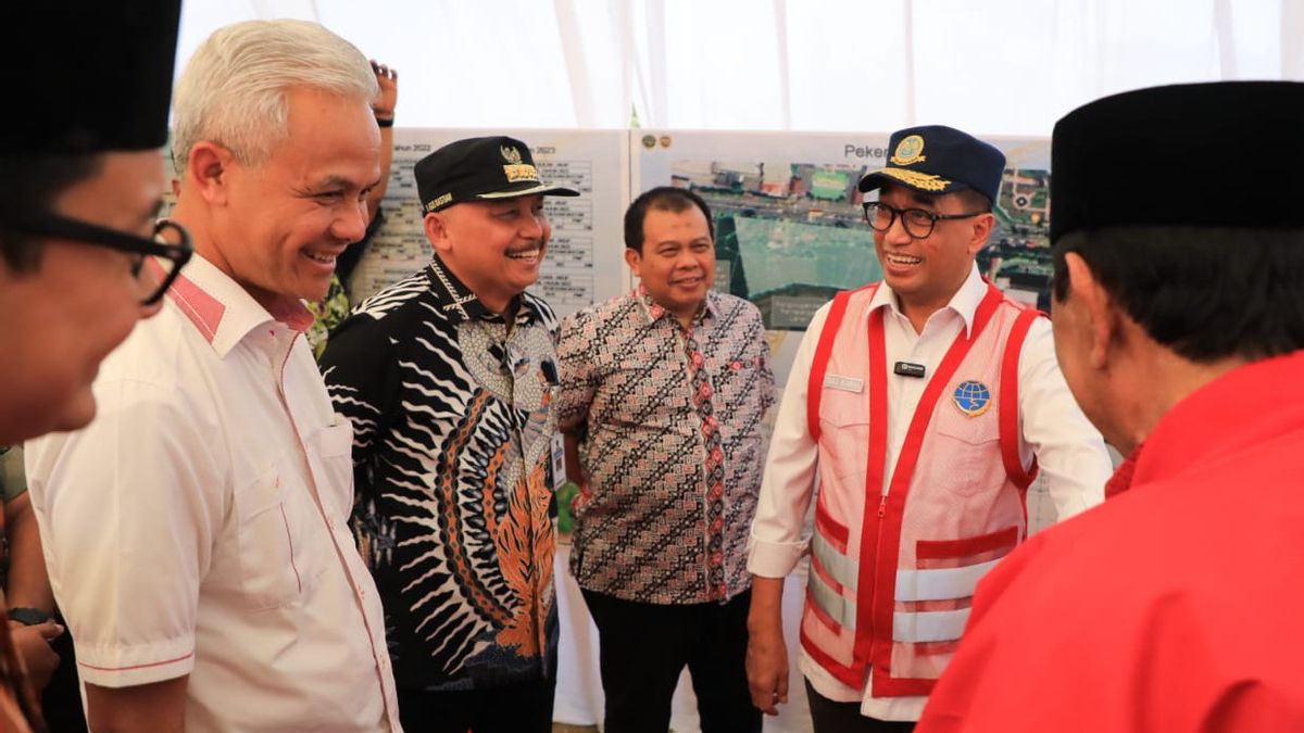 Accompanying The Minister Of Transportation In Laying The First Stone At Purworejo's New Terminal, This Is Ganjar Pranowo's Hope