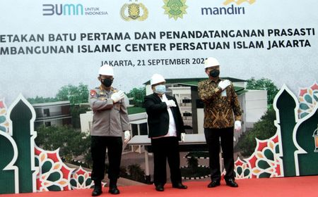 Bank Mandiri Sumbangkan Rp5 Miliar Bangun Islamic Center di Cipayung, Jakarta Timur