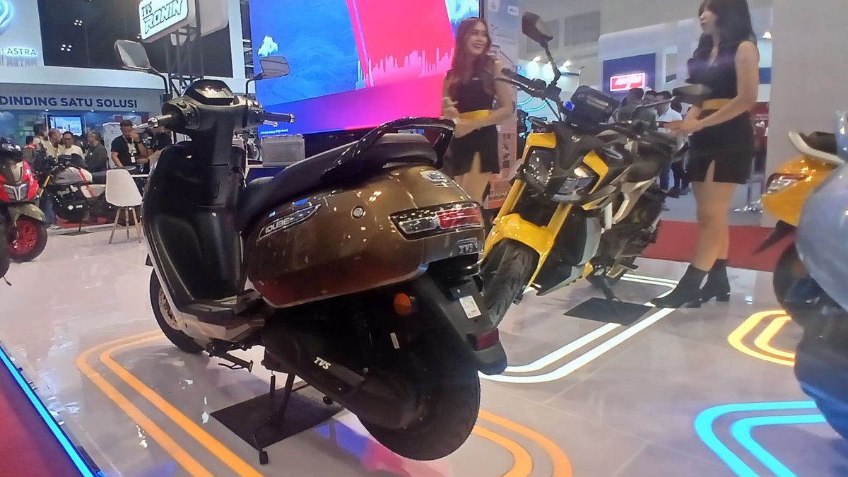 Only Exhibited, This Is The Reason For IQube's New TVS Electric Motorcycle To Be Sold In Indonesia Next Year