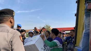 Enam Kapal Kawal Pengiriman Logistik Pemilu ke Pulau Pramuka