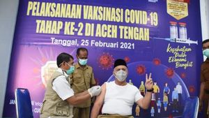 Bupati Aceh Tengah Jalani Vaksinasi COVID-19 Dosis Kedua