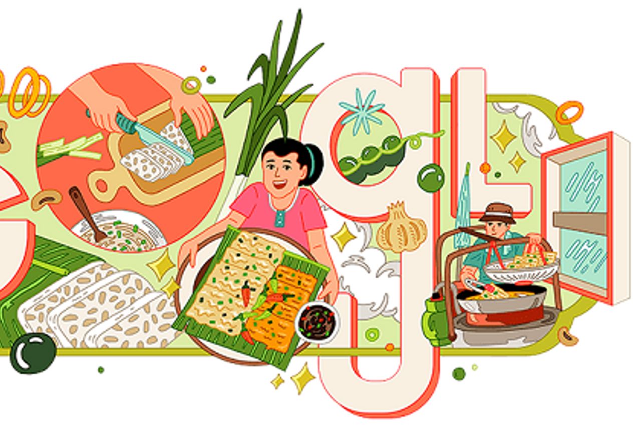 Tempe Mendoan TodayはGoogleのメインページを飾っています。