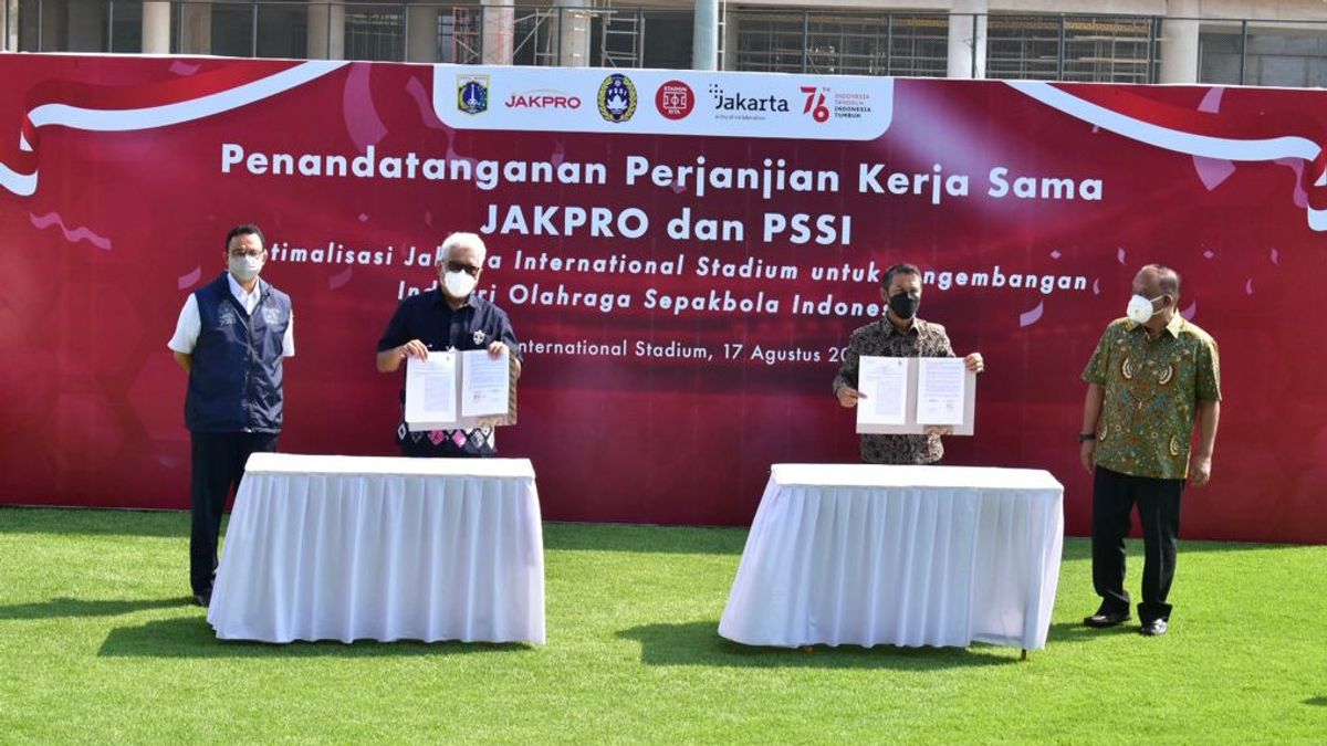 Stadion JIS Buatan Anies Bakal Dipakai PSSI Gelar Pertandingan Sepak Bola Nasional-Internasional