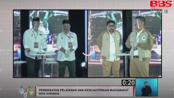 Surabaya Pilkada Debate：MA-MujiamanがASNの手当を約束し、Eri-Armudjiが祈りで討論を締めくくる