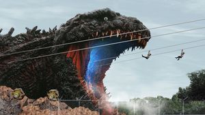 Taman Nijigen no Mori Hadirkan Patung Godzilla dari Film Aslinya