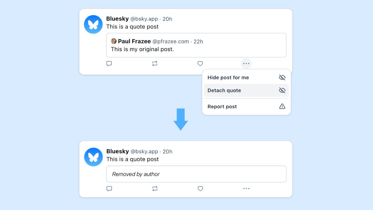 Bluesky Prevents Dogtiling By Launching Postside Separation Feature