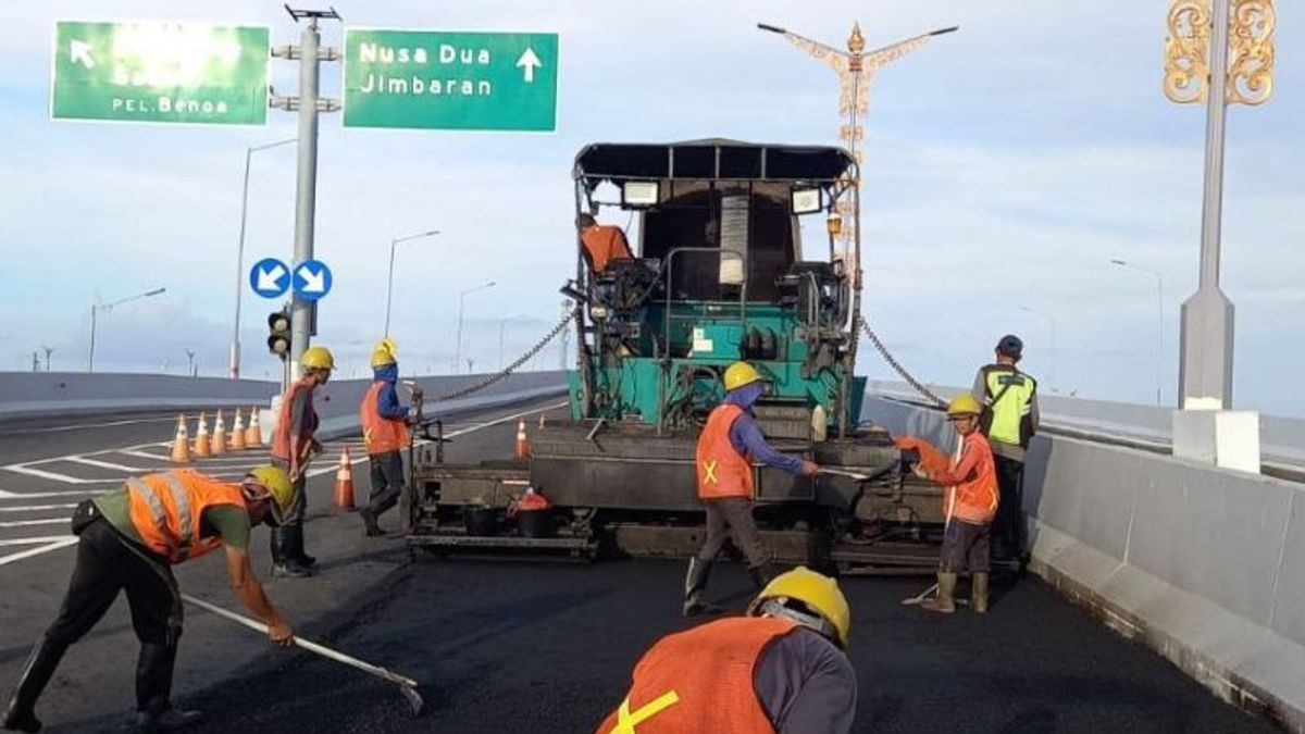 Jasa Marga Repairs Bali Mandara Toll Road
