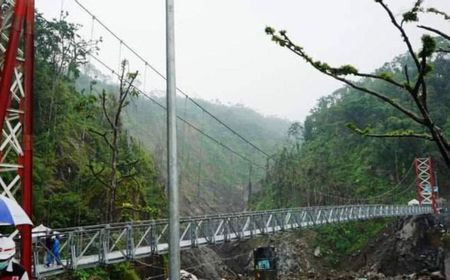 Jembatan Gantung Gladak Perak Lumajang Segera Bisa Dilintasi