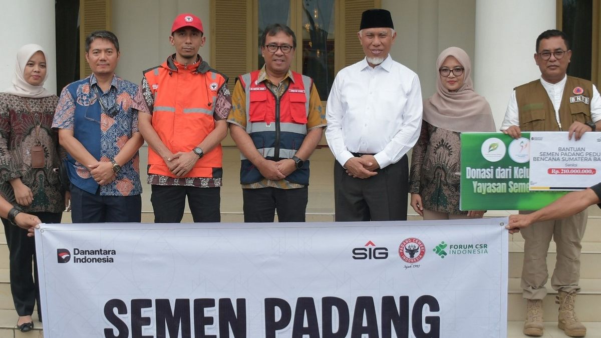 Bantu Korban Bencana di Sumatra, SIG Kirimkan Tim Reaksi Cepat dan Salurkan Bantuan hingga Dirikan Posko