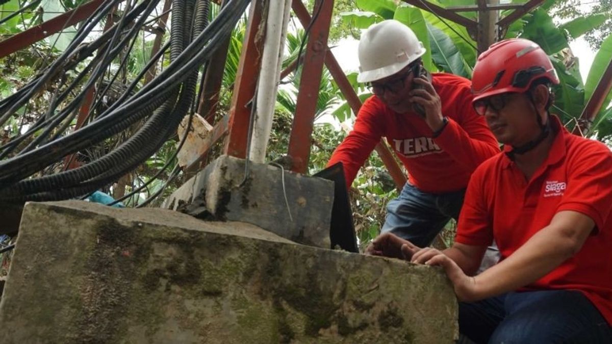 Telkomselは、災害現場で79.7%のサービスを回復することに成功