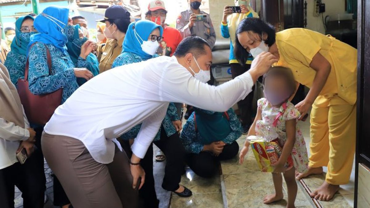 1 785 Enfants Souffrant D’un Retard De Croissance à Surabaya Reçoivent Une Aide Alimentaire Saine