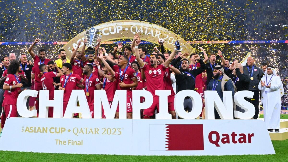 نهائيات كأس آسيا 2023 الأردن ضد قطر: هاتريك بينالتي أكرم عفيف باوا مضيفه